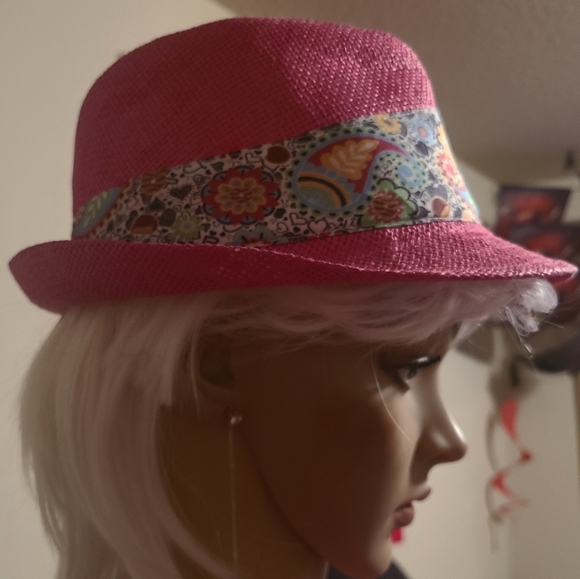 LITTLE BROWNIE BAKERS WOMEN'S OR CHILDREN'S PINK FEDORA - Picture 2 of 6